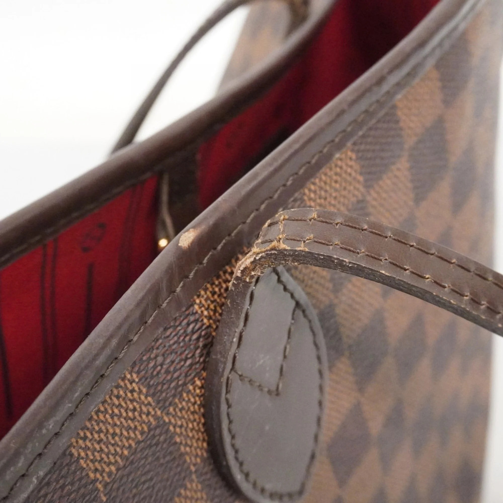 LOUIS VUITTON Authentic Brown Damier Neverfull MM Tote Bag - Picture 7 of 16